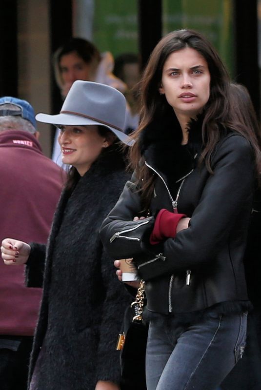 SARA SAMPAIO Out for Lunch in New York 11/04/2017