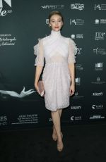 SARAH GADON at a Ciambra Screening at Cinema Italian Style in Los Angeles 11/16/2017
