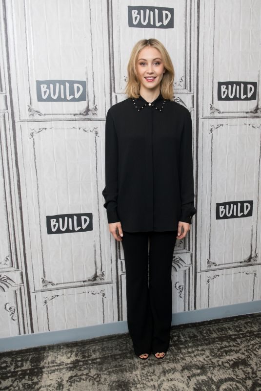 SARAH GADON at AOL Build Speaker Series in New York 11/03/2017