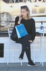 SARAH GADON Out Shopping in Hollywood 11/18/2017