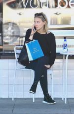 SARAH GADON Out Shopping in Hollywood 11/18/2017