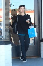 SARAH GADON Out Shopping in Hollywood 11/18/2017
