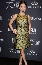 SARAH HYLAND at HFPA & Instyle Celebrate 75th Anniversary of the Golden Globes in Los Angeles 11/15/2017