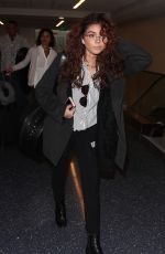 SARAH HYLAND at LAX Airport in Los Angeles 11/09/2017