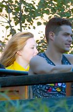 SARAH HYLAND Celebrates Her Birthday with Wells Adams at Disneyland 11/25/2017