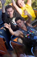 SARAH HYLAND Celebrates Her Birthday with Wells Adams at Disneyland 11/25/2017