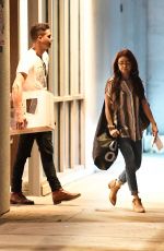 SARAH HYLAND Shopping at Urban Outfitters in Studio City 11/22/2017