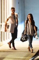 SARAH HYLAND Shopping at Urban Outfitters in Studio City 11/22/2017
