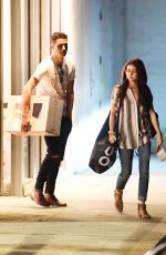 SARAH HYLAND Shopping at Urban Outfitters in Studio City 11/22/2017