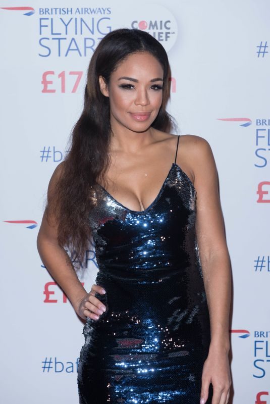 SARAH-JANE CRAWFORD at British Airways Star-studded Event in London 11/16/2017