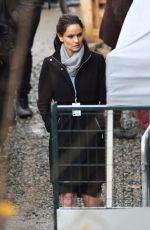SARAH WAYNE CALLIES on the Set of Colony, Season 2 in Vancouver 11/21/2017