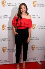 SAVANNAH BAKER at Bafta Children’s Awards 2017 in London 11/26/2017