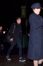 SCARLETT JOHANSSON Night Out in New York 11/20/2017