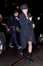 SCARLETT JOHANSSON Night Out in New York 11/20/2017