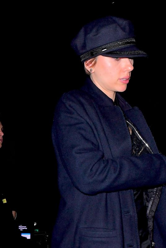 SCARLETT JOHANSSON Night Out in New York 11/20/2017