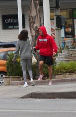 SELENA GOMEZ and Justin Bieber Out in Los Angeles 11/01/2017