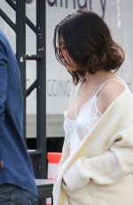 SELENA GOMEZ Arrives at American Music Awards Practice in Los Angeles 11/17/2017