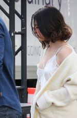 SELENA GOMEZ Arrives at Microsoft Theater in Los Angeles for AMA Rehearsal 11/17/2017