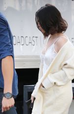 SELENA GOMEZ Arrives at Microsoft Theater in Los Angeles for AMA Rehearsal 11/17/2017