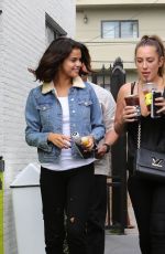 SELENA GOMEZ at Alfred Coffee in Studio City 11/02/2017