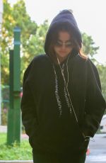 SELENA GOMEZ at Hot Pilates in West Hollywood 11/03/2017