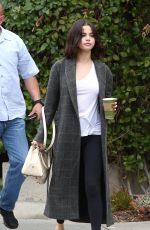 SELENA GOMEZ at Panera Bread in Westlake Village 10/31/2017