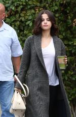 SELENA GOMEZ at Panera Bread in Westlake Village 10/31/2017