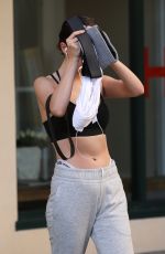 SELENA GOMEZ Leaves Pilates Class in West Hollywood 11/11/2017