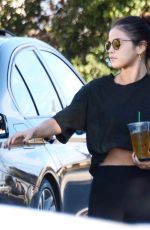 SELENA GOMEZ Out for Iced Tea in Los Angeles 11/05/2017