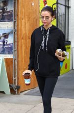 SELENA GOMEZ Out for Organic Beverages at Alfred Coffee in Studio City 11/03/2017