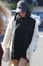 SELENA GOMEZ Out for Sushi in Los Angeles 11/18/2017