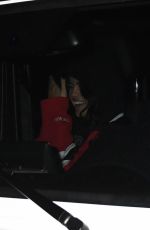 SELENA GOMEZ Returns to Her Home with Justin Bieber 11/01/2017