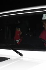 SELENA GOMEZ Returns to Her Home with Justin Bieber 11/01/2017
