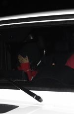 SELENA GOMEZ Returns to Her Home with Justin Bieber 11/01/2017