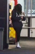 SELENA GOMEZ Watch Justin Bieber Play Ice Hockey at Rink in Los Angeles 11/15/2017