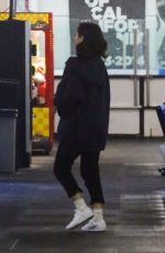 SELENA GOMEZ Watch Justin Bieber Play Ice Hockey at Rink in Los Angeles 11/15/2017