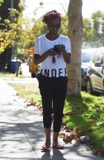 SHANOLA HAMPTON Out and About in Los Angeles 11/28/2017
