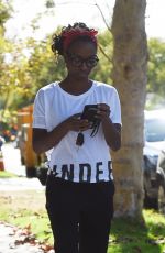 SHANOLA HAMPTON Out and About in Los Angeles 11/28/2017