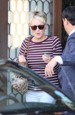 SHARON STONE at Cecconi