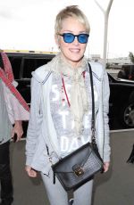 SHARON STONE at Los Angeles Iternational Airport 11/01/2017