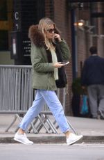 SIENNA MILLER Out and About in New York 11/01/2017