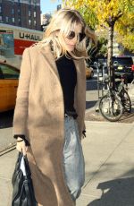 SIENNA MILLER Out in New York 10/31/2017