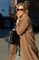 SIENNA MILLER Out in New York 10/31/2017