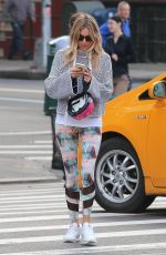 SIENNA MILLER Out in New York 11/02/2017