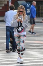 SIENNA MILLER Out in New York 11/02/2017