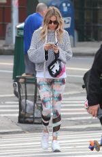 SIENNA MILLER Out in New York 11/02/2017