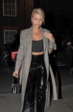 SOFIA RICHIE Leaves Nobu in London 11/13/2017