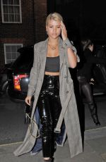 SOFIA RICHIE Leaves Nobu in London 11/13/2017