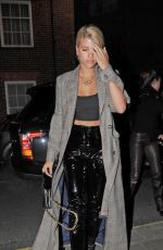 SOFIA RICHIE Leaves Nobu in London 11/13/2017