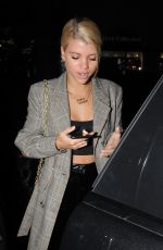 SOFIA RICHIE Leaves Nobu in London 11/13/2017